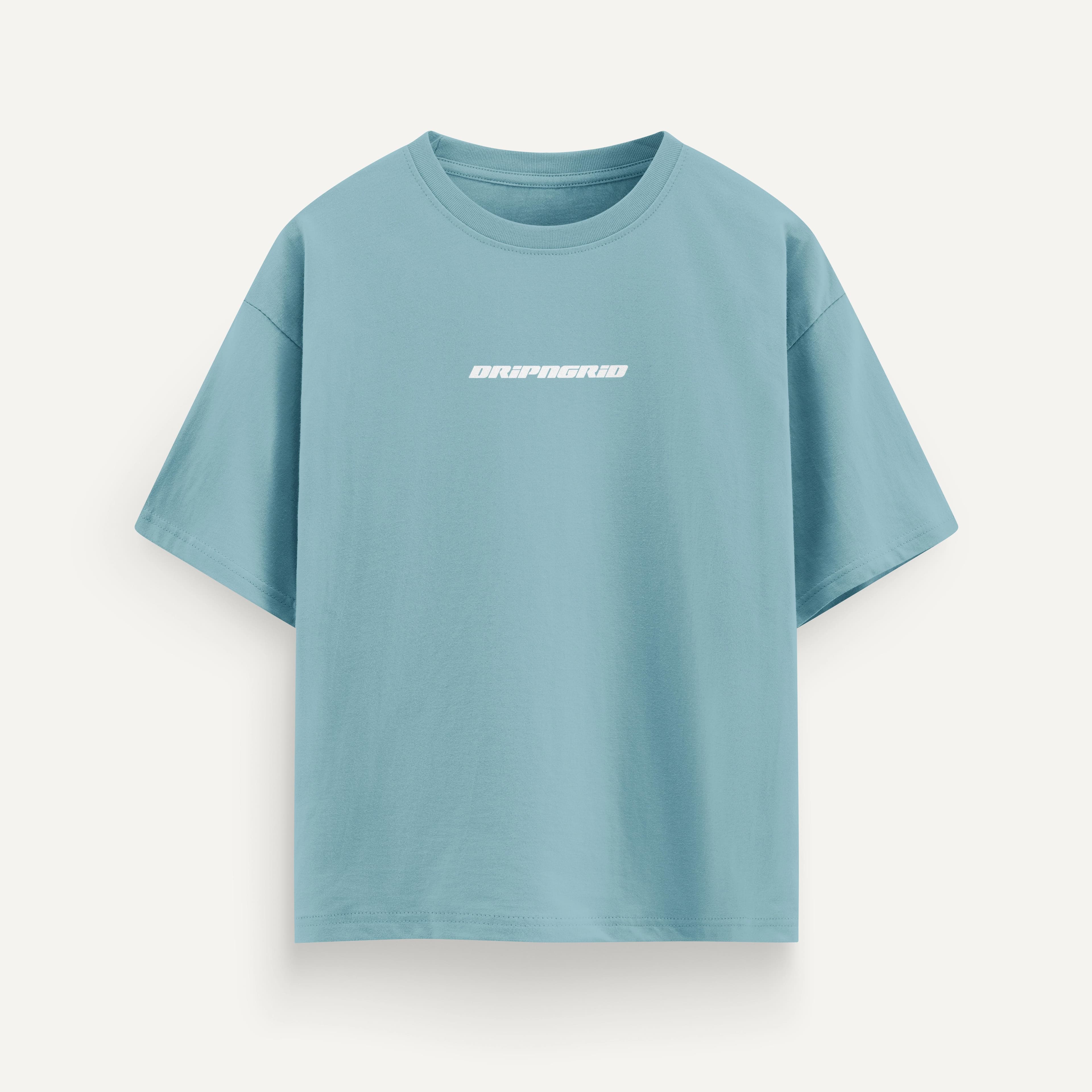 Baby Blue Tee - back